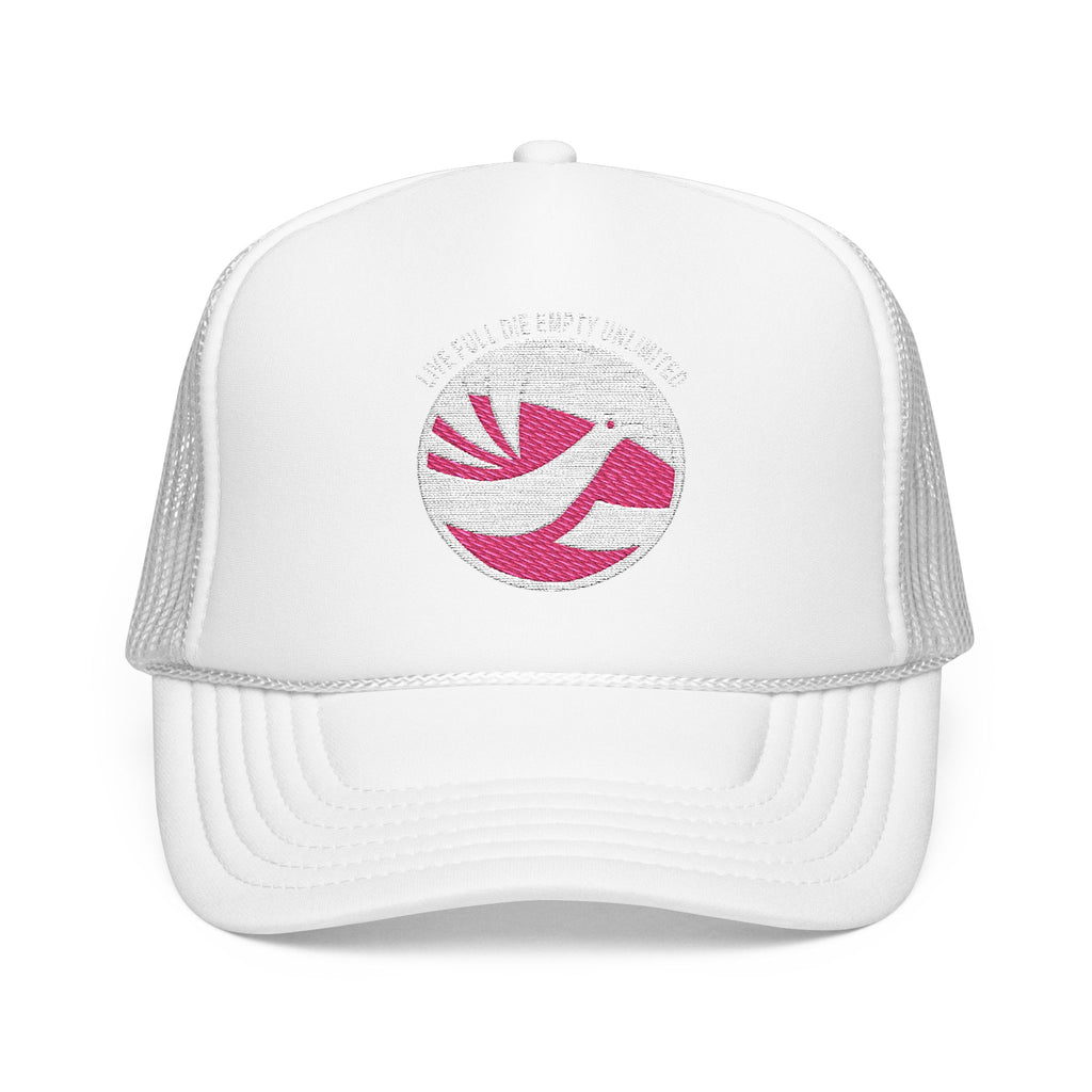 LIVE FULL DIE EMPTY TRUCKER HAT (Embroidered)